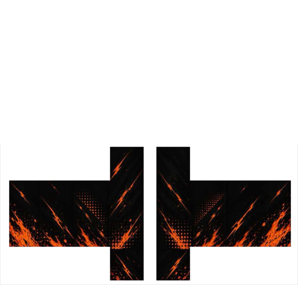 Lightning design — UV layout